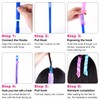 FEPITO 40 Pack Magic Curlers Spiral Curls Styling Curler Kit