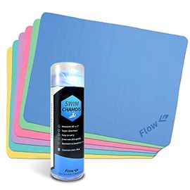 Flow Swim Chamois Towel - 26" x 17" (Aqua)