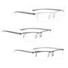 LUR READING GLASSES 3 pack Half-rim Readers