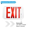 SPECTSUN LED 6 PACK Exit Sign with Battery Backup -Red