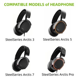 Saipomor Replacement 3.5 Male to Female Audio Cable Adapter Compatible with SteelSeries Arctis3 Arctis5 Arctis Nova3 Arctis7 Arctis Pro+ GameDAC Arctis Pro Wireless Gaming Headphones