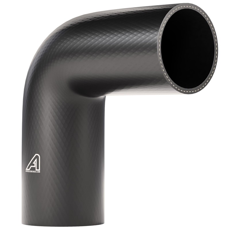 25mm (1") ID 90 Degree Rubber Elbow Hose Coupling Connector