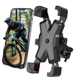 2025 Upgraded Bike Phone Holder,[1s Auto Lock] Motorcycle Phone Mount,Bicycle Phone Holder,Dirt Bike Accessories, Gifts for Men and More 4.7-6.8 inch Cell Phone