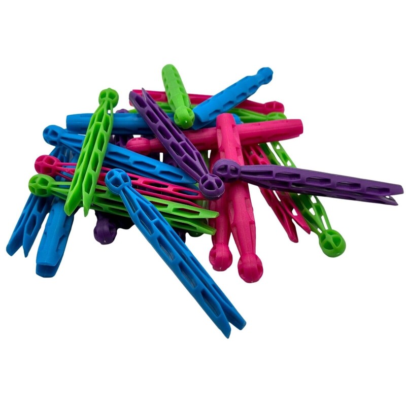 72pk Plastic Dolly Pegs For Washing Line | Strong Heavy