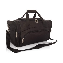 DALIX Signature Travel or Gym Duffle Bag in Black