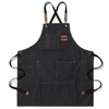 Cosymate Work Canvas Apron with Pockets for Men, Heavy Duty,
