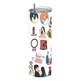 Termo Skinny Café 20 Oz K-drama True Beauty #38