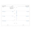 Filofax Pocket Week on Two Pages, 5 Language Diary 2025