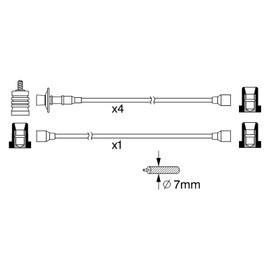 Bosch 0986356370 – Ignition Cable – Pack of 1