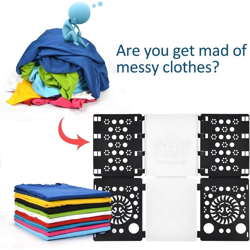 BoxLegend Shirt Folding Board, T Shirt Folding Aid, Easy and