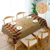 Swono Tablecloth Baseball, Sport Leather Old Worn Ball Football Table