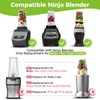 Replacement for Ninja Blender 16oz Cups Scale with Sealing Cap