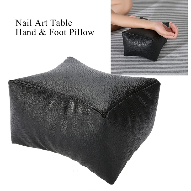 Nail Art Table Hand & Foot Pillow Soft PU Arm