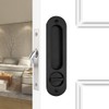 HOCONNIE Pocket Door Handle with Key Sliding Door Lock Keyed