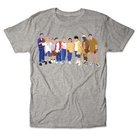 theCHIVE The Sandlot Baseball Team 90s Sports Movie Unisex T-Shirt Grey