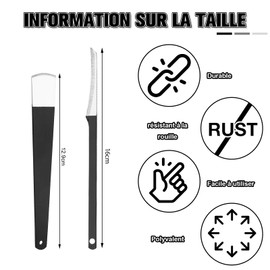 SPOKKI Pedicure Kit Foot Pedicure Accessories Pedicure Foot Rasp Pedicure Complete Kit Callus Remover with Bag Tool Cutting and Polishing for Manicure Pedicure 7 Pieces