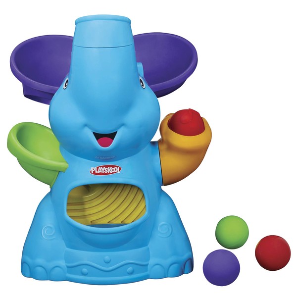 Playskool Elefun Busy Ball Popper Active Toy for Toddlers and Babies 9 Months and Up with 4 Colorful Balls ()