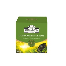 Ahmad Tea Ahmad Tea Green Tea, Gunpowder Loose Leaf, 500g - Caffeinated & Sugar Free