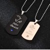 Matching Couple Necklace Promise Gift Set Her Beast His Beauty