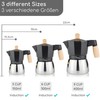Milu Espresso Maker Suitable for Induction Cookers, 3, 6, 9