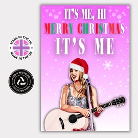 Tay Tay Christmas Card Card - Merry Christmas Card for Mum Sister Daughter Auntie Cousin Bestie Best Friend Work Colleague - Christmas Card For Her