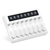 EBL 8 Slots LCD Rechargeable Battery Charger For Ni-MH Ni-Cd