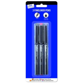 Just stationery Three Fineliner Pens, 1022