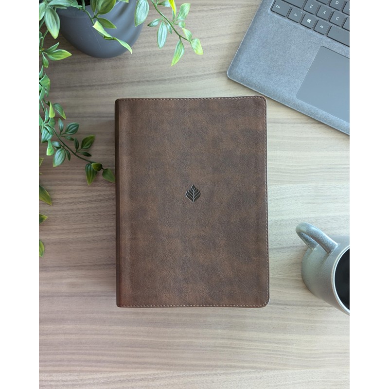 NLT Life Application Study Bible, Third Edition, Large Print (LeatherLike,