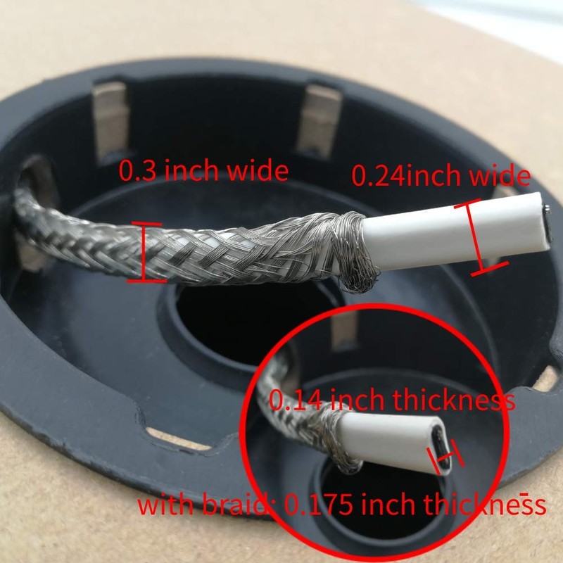 HEATIT Mobile Home 100' Heat Cable HTM Braid Self Regulating