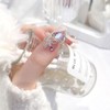 24枚セット ネイルチップ きらめくダイヤモンド 長さ 可愛い飾り 成人式 披露宴 パーティー 二次会 結婚式ネイル