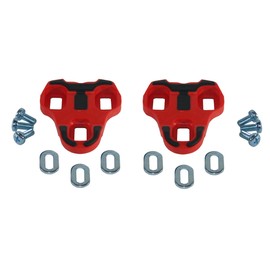 LOOK KEO COMPATIBLE PEDAL RED 9° GREY ANTI SLIP ROAD BIKE PLASTIC CLEAT VINTAGE CYCLE BICYCLE ROTO CLIPLESS