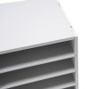 N/A 4-Tier Mail Sorter Organizer Countertop Literature Student Mailbox for