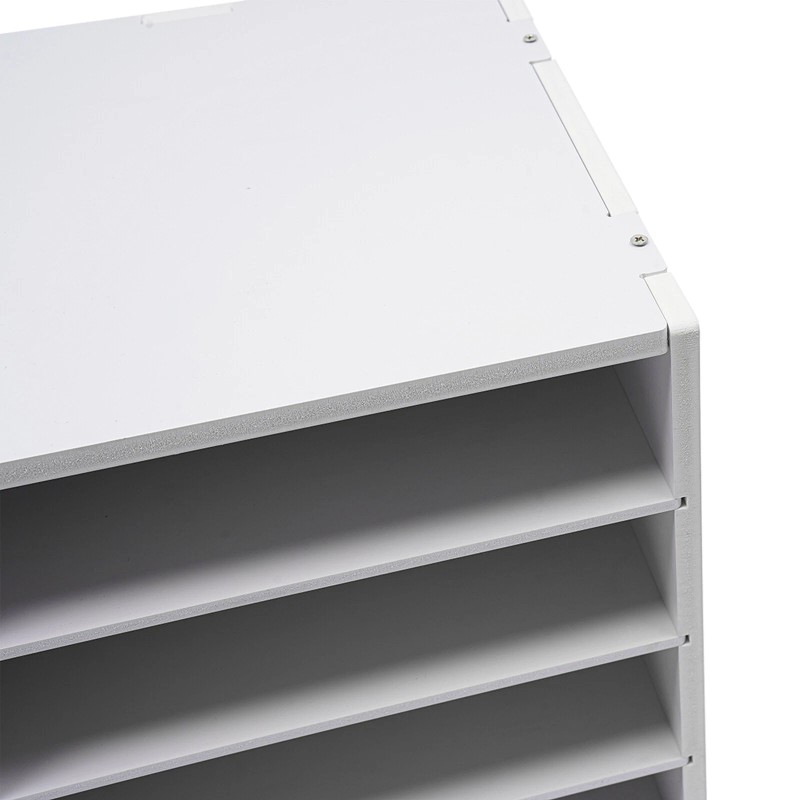 N/A 4-Tier Mail Sorter Organizer Countertop Literature Student Mailbox for