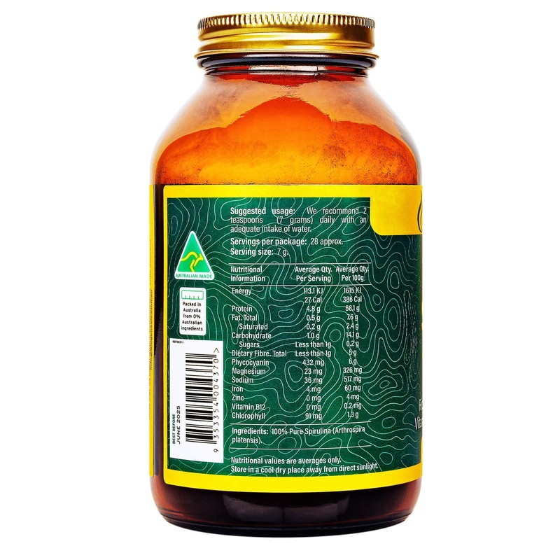 Biogenesis Natural Australia Spirulina Powder - 200g