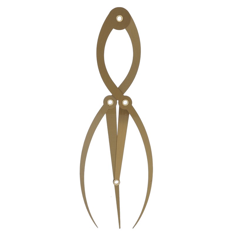 Eyebrow Ruler Multifunctional Stainless Steel 3 Point Positioning Ruler for