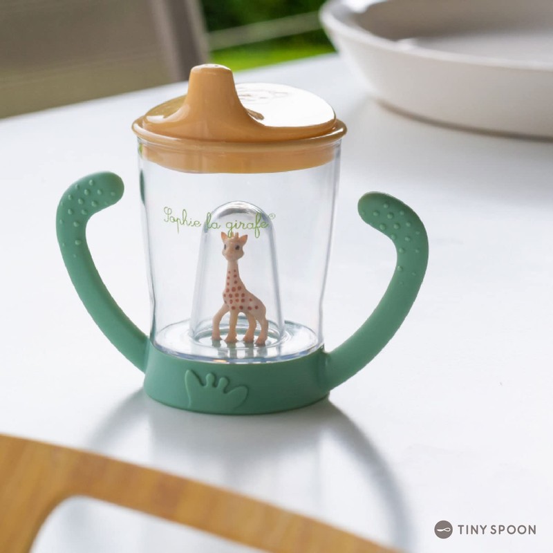 Sophie la Girafe 80ml Spill Proof Plastic Cup with Mascot