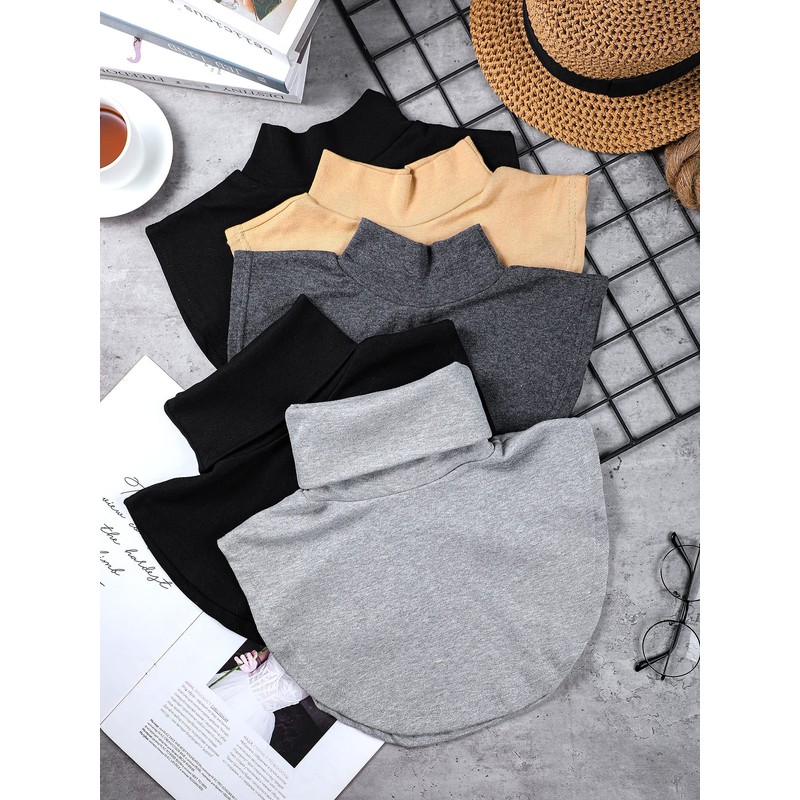 Giegxin 9 Pcs Women Fake Turtleneck Dickey Collars Detachable False