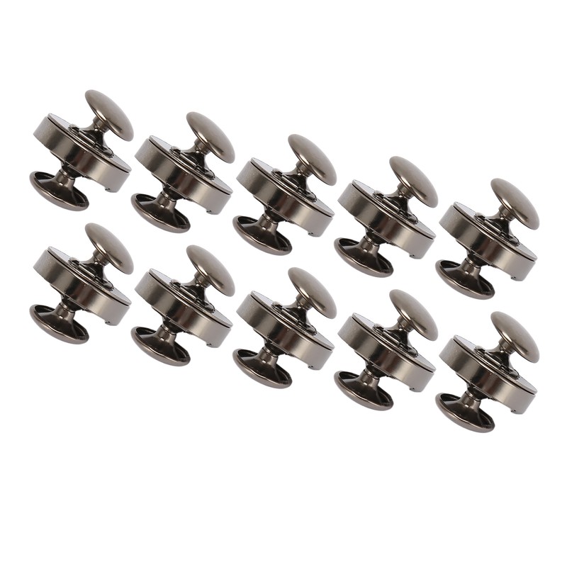 50 Sets Magnetic Button Clasp Snaps 18x5mm High Hardness Alloy