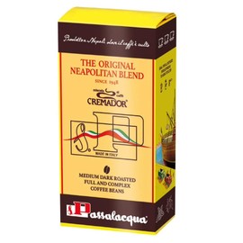 Passalacqua Cremador Whole Bean Coffee – 70% Arabica Medium/Dark Roast (1kg / 35.2 Ounce)