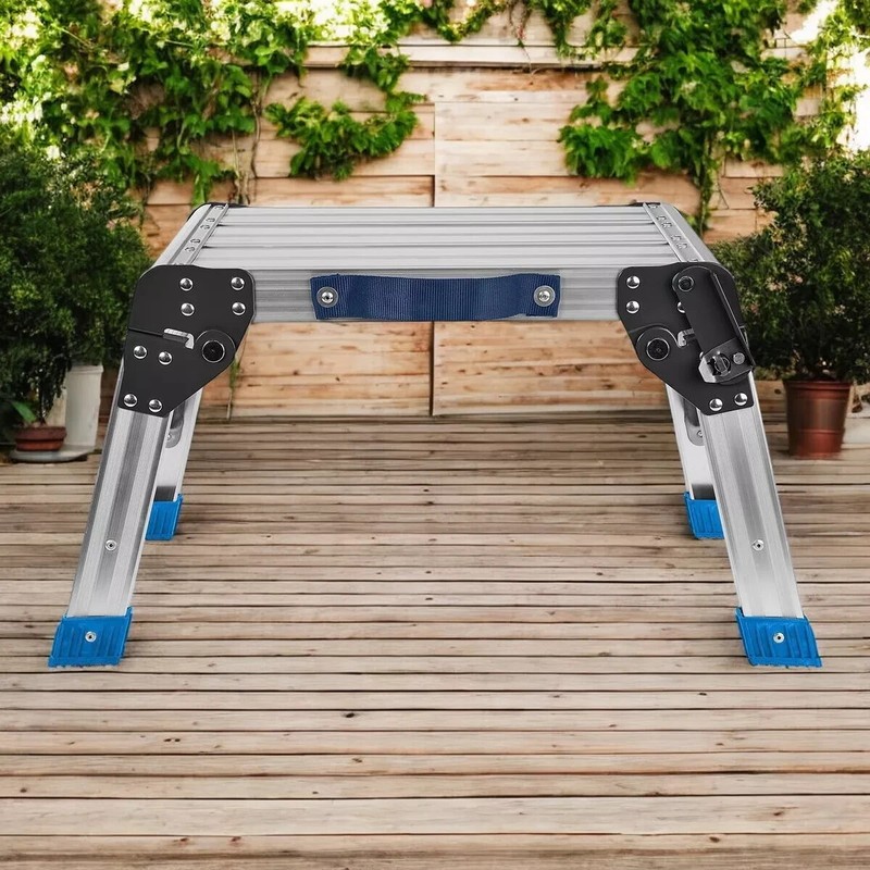 HAUL-MASTER Step Stool Working Platform 18 In. 375 lb. Weight