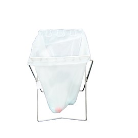 Foldable Outdoor Hamper Stand/Trash Rack/Hanger Caddy for 12 Gallon Trash Bags.