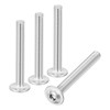 sourcing map 15Pcs M6-1x45mm Flanged Button Head Socket Cap Screws,
