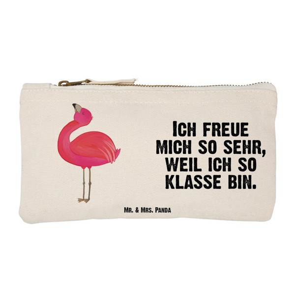 Mr. & Mrs. Panda Personalised Flamingo Proud Make Up Bag,