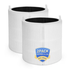 311i+ Max Filter Compatible with Blueair Blue Pure 311i+ Max Air Purifier, H13 Activated Carbon Air Filter,part F3MAX+ 2 Pack