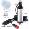 Fuel Transfer Pump,12V Diesel Pump Oil Pump Portable Stainless Steel