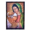 Cuadro De Madera 36”x24" Con Imagen De Virgen De Guadalupe