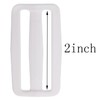 Shapenty Plastic Tri-glide Slides Button Fasteners Adjustable Webbing Triglides Slider
