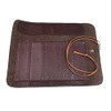1pc Tools Roll Up Bag Lightweight Portable Leather Storage Case