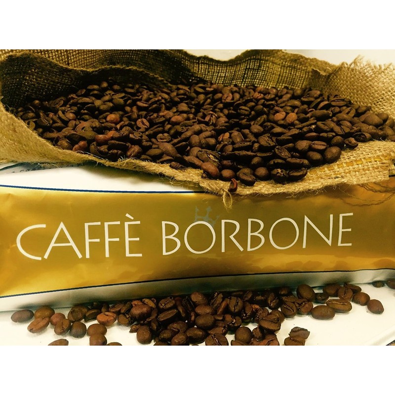 Caffè Borbone Whole Bean Coffee, Medium-Dark Roast, Gold Blend, Authentic