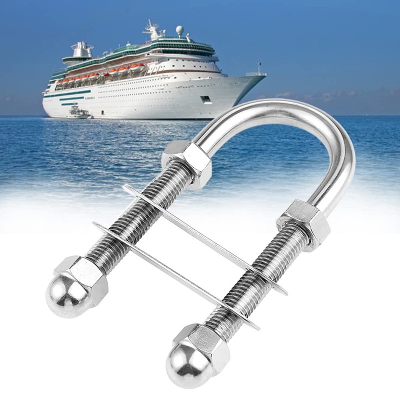 Marine Stern Bow U Bolt,Thread Dia. 1/2’’, Boat 316 Stainless